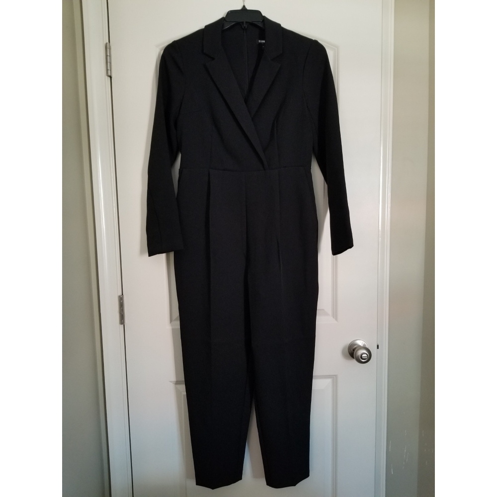 Express Formal Jumpsuit, Long Sleeve, Black